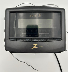 Zenith AM/FM Alarm Clock Radio Model # Z124B Tested Works