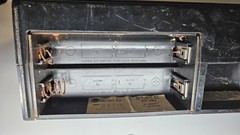 Vintage 1968 RCA Solid State Am/Fm Radio, police, Air RLM74E BLK works!