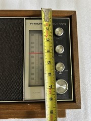 Vintage Panasonic K-780H FM AM 2-Band Wood Tabletop Radio 1975 Tested Works