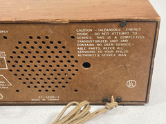VTG Philco Ford Solid State Wood Panel AM/FM Stereo Shelf Radio Taiwan S-958WA
