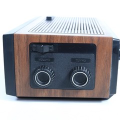 VTG General Electric GE Faux Wood AM/FM Model 7-4545A Clock Radio Tested Working