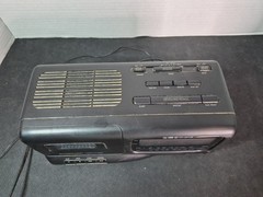 Vintage SOUNDESIGN AM/FM Alarm Clock Radio Cassette Player Model 3832B Tested