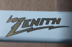 « ZENITH » LOGO WATER SLIDE DECAL