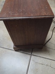 Vintage 1950&rsquo;S Zenith tube wood table Radio Long Distance AM/FM Model K731 Works