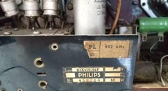 Vacuum Tube Radio Antique PHILIPS Austria Rare Old JAPAN JP
