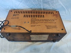Rare Vintage Zenith Mid Century Solid State FM AM Radio Dial Tuner Z426W works.
