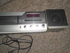 Vintage G.E 7-4960B Alarm Clock Cassette Recorder AM/FM Boombox