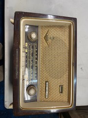 rare vintage Grundig tube radio model 2028 made in Western Germany