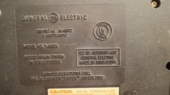 GE General Electric 7-4662A Electronic Touch Control Alarm Clock Radio Blue