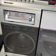 Vintage Sharp VZ2000 boombox japanese Radio & Record Player Work AS IS