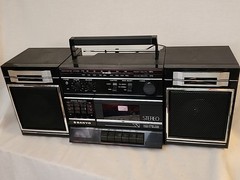 Sanyo M9711 Stereo Radio Cassette Powers On Only NON WORKING Parts Only Powers