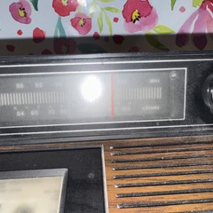 Sears “RARE” AM/FM cassette Alarm clock radio 1979 model 23400, Tested Works!!