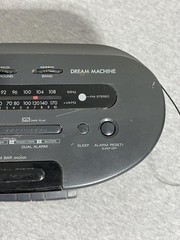 Vintage Sony Dream Machine ICF-CS850 Clock Radio Cassette Player FM AM Dual Alar