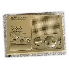 Vintage 80&rsquo;s Sony Dream Machine FM/AM Digital Clock Radio Alarm ICF-C2W