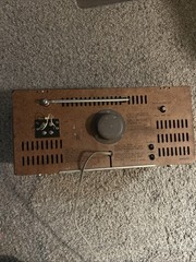 Vintage 1969 Sears Radio And Clock Television Set “Not Working”