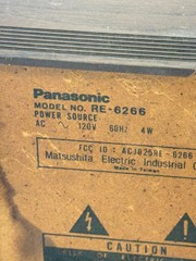 Panasonic RE-6266 FM-AM 2-Band Receiver Vintage Faux Wood Radio Repair Project