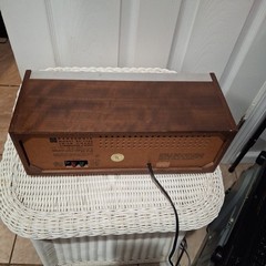 Vintage Panasonic RE-7369 Transistor Radio Brown 2-Band FM/AM Volume Control