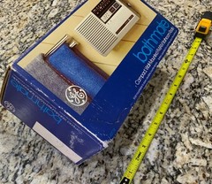 Vintage General Electric GE 7-4204 Bathmate FM/AM Bathroom Radio Clock New NOS