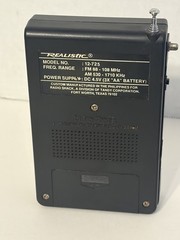 Realistic Radio Shack Hand AM/FM Radio M# 12-725 Tested