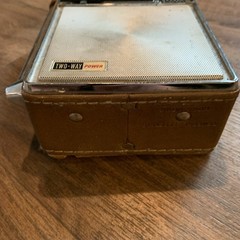 Vintage GENERAL ELECTRIC Portable AM/FM Radio w/ Cover P977B works perfectly 📻
