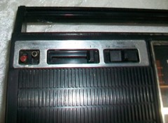 Vintage Sony Portable FM AM Solid State Transistor Radio TFM-7070W Hong Kong