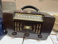 RCA Victor 6-BX-63 Brown Bakelite Portable Tube Radio | UNTESTED AS-IS