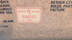 VINTAGE ZENITH E430W AM / FM RADIO HI PERFORMANCE TUNED R.F. Works Good. Video