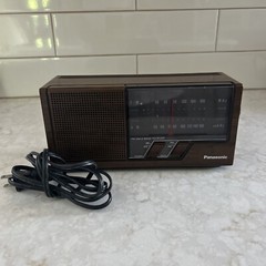 Panasonic RE-6266 AM/FM 2-Band Radio Receiver Taiwan TESTED 1970s VNTG FAST SHIP