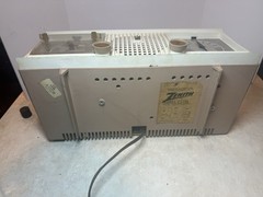 Vintage PINK Zenith C519L AM Clock Radio “Owl Eyes” WORKING!!!