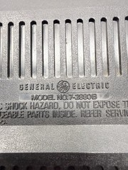 Vintage GE General Electric 7-2880B AM/FM Portable Radio Read Description