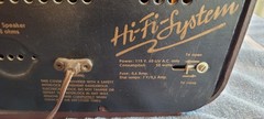 Vintage Telefunken Gavotte 7 Radio West Germany Untested