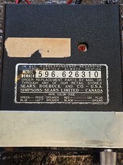 VTG Sears Roebuck And Co. Under Dash AM/FM Converter 596 626310 UNTESTED