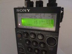 Sony Icf-Pro80 Radio For Parts and Repair Only – Powers on!