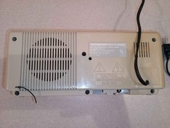 Vintage 1980s 80s Soundesign 3826SGY AM FM Clock Radio Cassette Retro