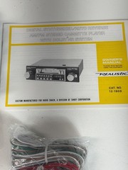 NIB Realistic 12-1909 Digital-Synth. AM/FM/cass stereo NEW FACTORY SEALED