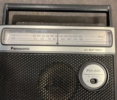 Vintage Panasonic RF-549 AC/Battery Power AM FM Portable Radio Fully Tested