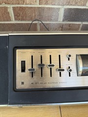 🍊Vintage 1970 Panasonic RE-7430 &lsquo;The Wedge&rsquo; Multiplex FM/AM Stereo Radio WORKS!