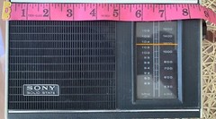 Vintage SONY Solid State Radio TFM-7100W (2 BANDS RADIO, 11 TRANSISTORS) Unique