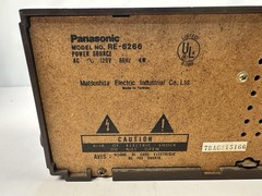 Panasonic RE-6266 AM/FM 2-Band Radio Receiver Woodgrain Vintage– Works