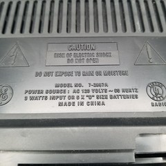 GE General Electric Superadio Series III Long Range AM/FM Super Radio 7-2887A