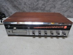 Vintage Audio Electronics AM FM RECEIVER 8 Track Tape Player Peerless HSP-70
