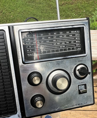 Vintage Grand Prix Radio AM FM Air PB-WB Receiver Model APW215 -TESTED WORKS