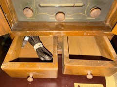 Vintage Guild Spice Chest Radio 484 Wooden Cabinet Original Paperwork UNTESTED