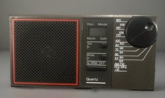 WRIGHT IDEAS # 104 Alarm Clock Radio Portable Case Instructions Hong Kong -Works