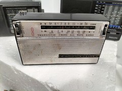 Vintage Radio x3 Multiband Transistor Radio Crown Philips Radio Shack 2xwork -AF