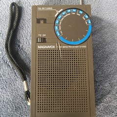 Magnavox Two Band FM-AM Tuning Receiver D1000 Vintage Portable Radio 100% Tested