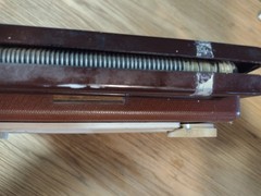 Old school MOTOROLA AM PORTABLE TUBE RADIO Model CHASSIS HS 533 GOLDEN VOICE