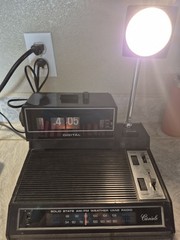 RARE Vintage Cariole AM/FM Weather Radio Clock Light Alarm 69488. Read!