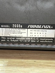 Vintage Soundesign Six Band Radio Model 2660B – Works But No Antenna