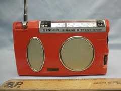 Rare, Unusual 1962 Singer RS-820-A 8 Transistor Radio & Original Box